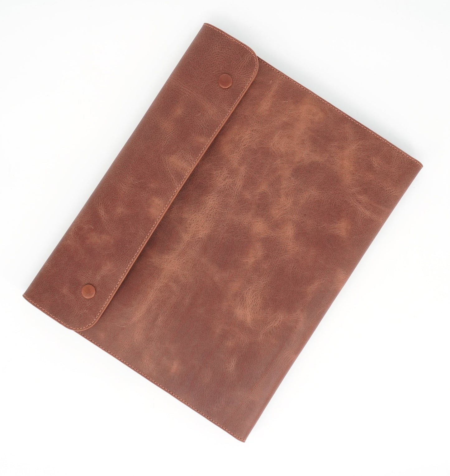 Gerçek Deri Tablet Organizer Kahverengi