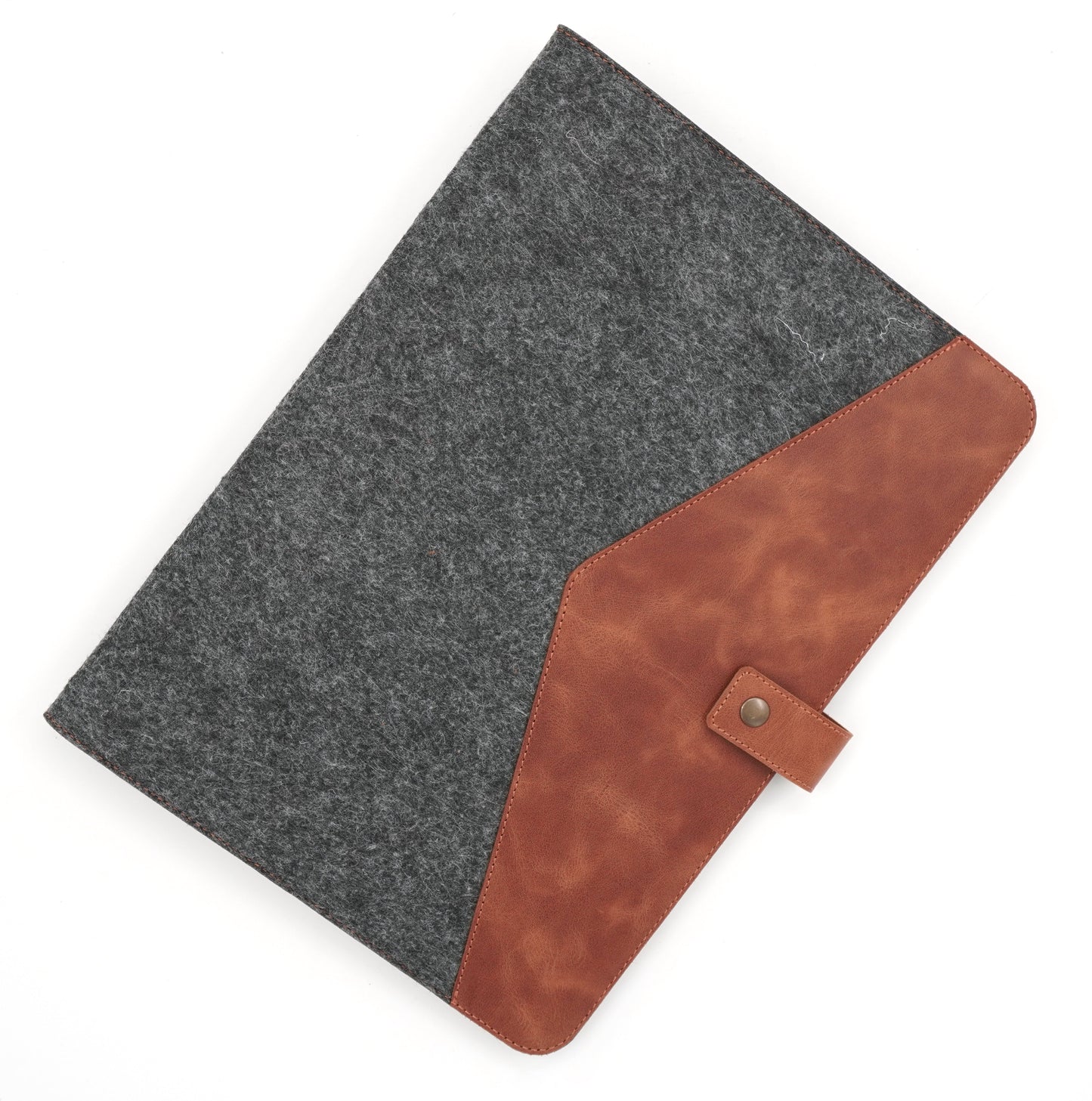 Keçe ve Gerçek Deri 13-14 inç Notebook & Tablet Organizer