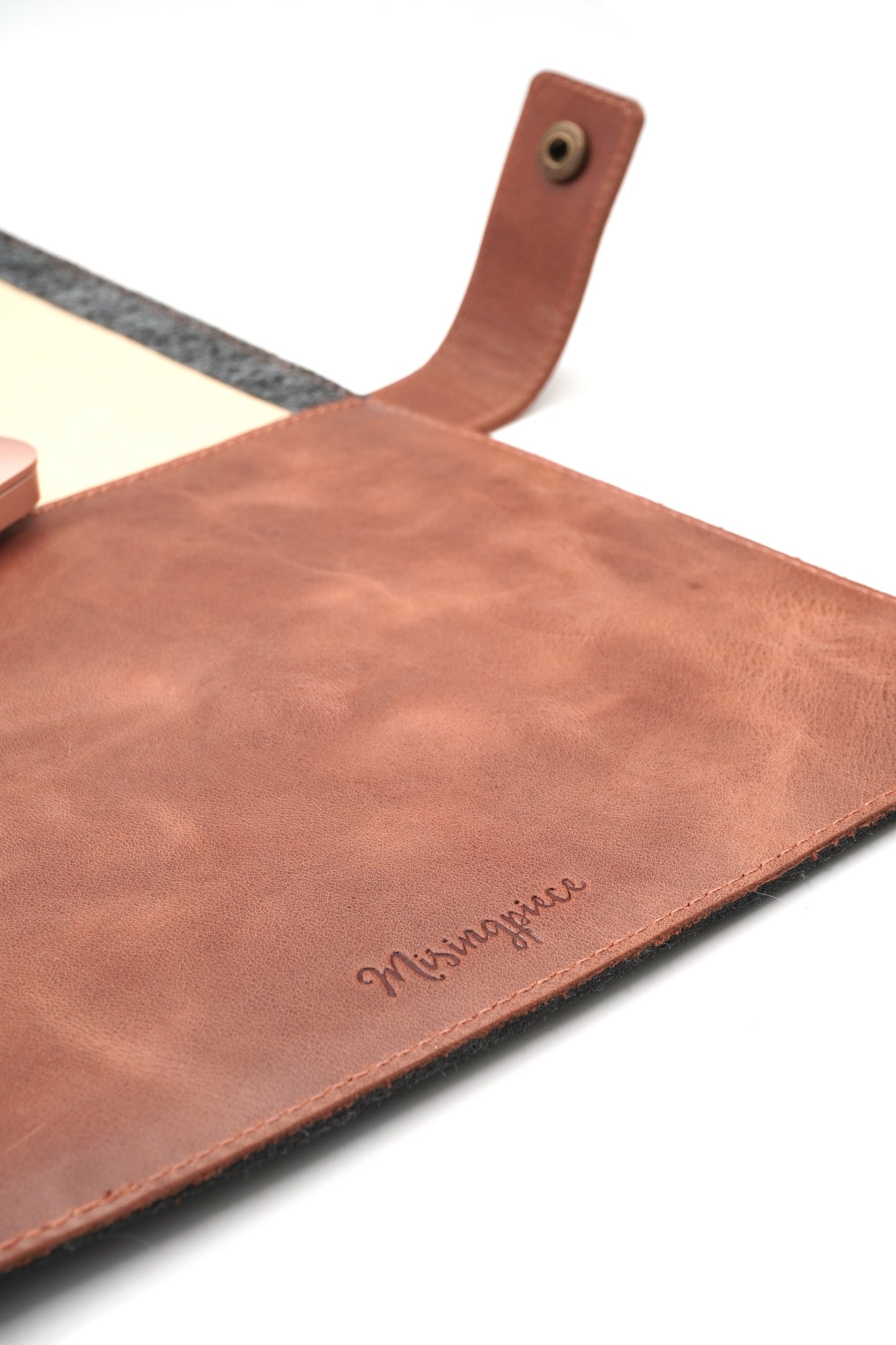 Keçe ve Gerçek Deri 13-14 inç Notebook & Tablet Organizer