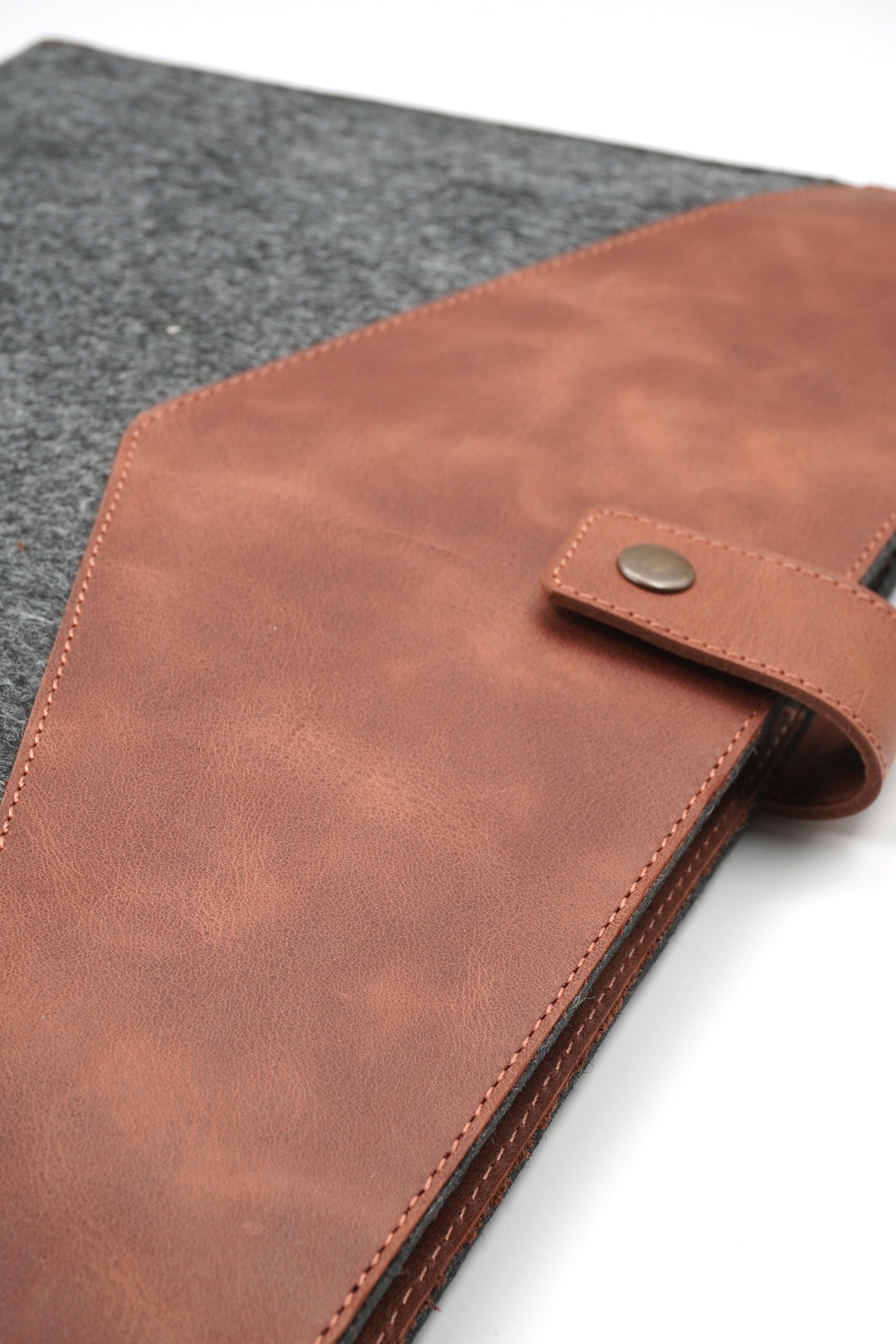 Keçe ve Gerçek Deri 13-14 inç Notebook & Tablet Organizer